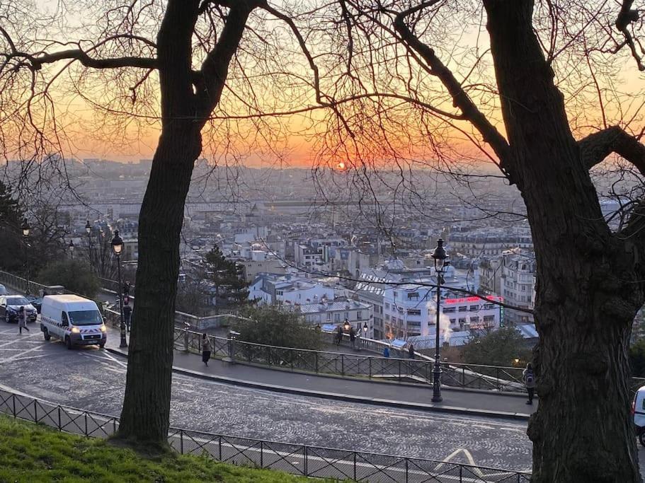 Montmartre Joli 2 Pieces Au Pied Du Sacre Coeur Apartment Paris Bagian luar foto